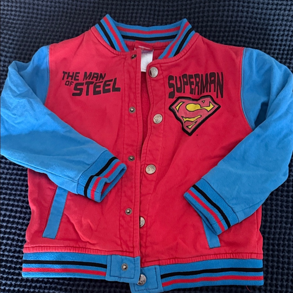 Superman 5T Red and Blue Jacket